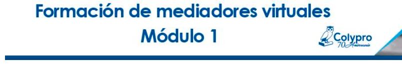 Programa de Formación de Mediadores Virtuales-Módulo 1